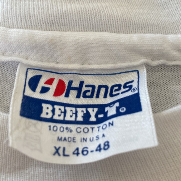 1986 LA LAW TV show original 100% cotton Hanes Beefy-T vintage tee shirt XL - Picture 3 of 9